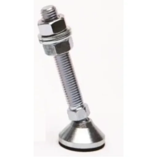 Serious 12mm 32mm Dia. Rubber Levelling Adjustable Foot, 1000kg Static Load Capacity 10° Tilt Angle - 50001 product image