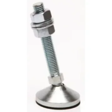 Serious 12mm 45mm Dia. Rubber Levelling Adjustable Foot, 1200kg Static Load Capacity 10° Tilt Angle - 50002 product image