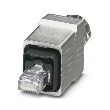 Phoenix Contact VS-PPC Series Male RJ45 Connector, Cable Mount, Cat5 Straight 1 Port 8 -Way - 1403367 product image