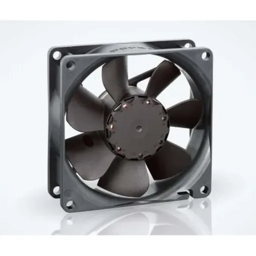 ebm-papst 8400 N Series Axial Fan, 24 V dc, DC Operation, 79m³/h, 2.8W, 120mA Max, IP20, 80 x 80 x 25mm - 8414NGH product image