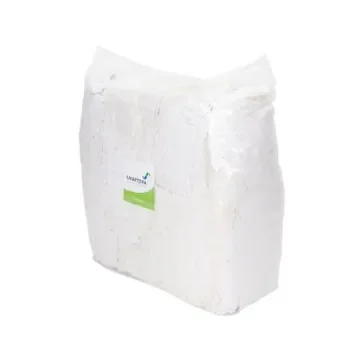 Davis & Moore Mixed Rags 10Kg White Cotton Wipes for General Purpose, Dry Use, Bag, Repeat Use - ST10 product image