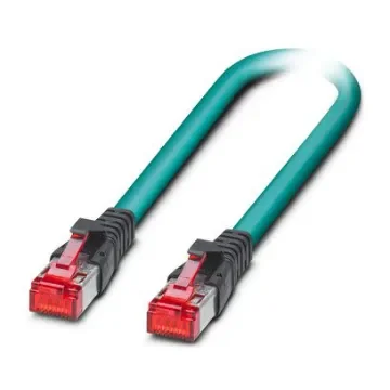 Phoenix ContactNBC, 15m Cat6a, Blue RJ45 to Male RJ45 Male, S/FTP Shielded, Terminated Polyurethane Sheath - 1413165 product image
