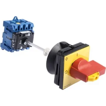 Kraus & Naimer 4P Pole Panel Mount Isolator Switch - 25A Maximum Current, 7.5kW Power Rating, IP65 - KG20B.T204/GBA006.VE product image