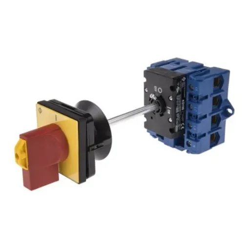 Kraus & Naimer 4P Pole Isolator Switch - 100A Maximum Current, 37kW Power Rating, IP65 - KG100.T204/GBA006.VE product image