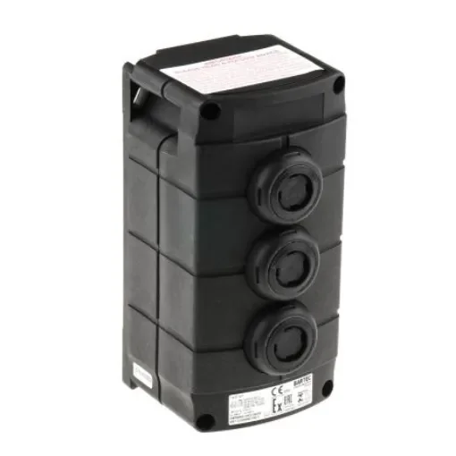 Bartec Push Button Control Station, Thermoplastic, IP66, IP67 - 07-3513-10P74P74P74 product image