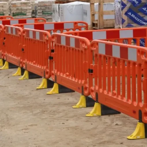 JSP Orange Polyethylene Traffic Barrier - KBS079-000-800 product image