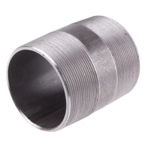 RS PRO Black Malleable Iron Fitting Barrel Nipple, Male BSPT 3in to Male BSPT 3in - 2822537 product image