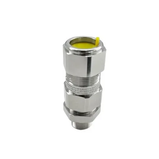 RS PRO Silver Brass Cable Gland, M20 Thread, 12.5mm min., 21mm max., IP68 - 2823629 product image