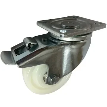 RS PRO Braked Swivel Castor Wheel, 500kg Capacity, 100mm Wheel - 2823634 product image