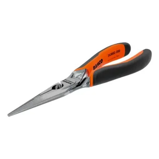 Bahco 2430 GC-160 IP Nose pliers, 160 mm Overall, Straight Tip, 51mm Jaw product image