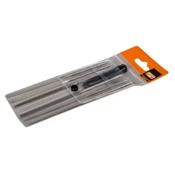Bahco 160mm, Second Cut, Flat, Half Round, Round, Square Needle File Set With Soft-Grip Handle - 2-470-16-1-0 product image