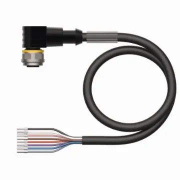Turck, WKC Series M12 Female Connector, 2m Cable Length, 5.9mm Probe - WKC8T-2/TXL product image