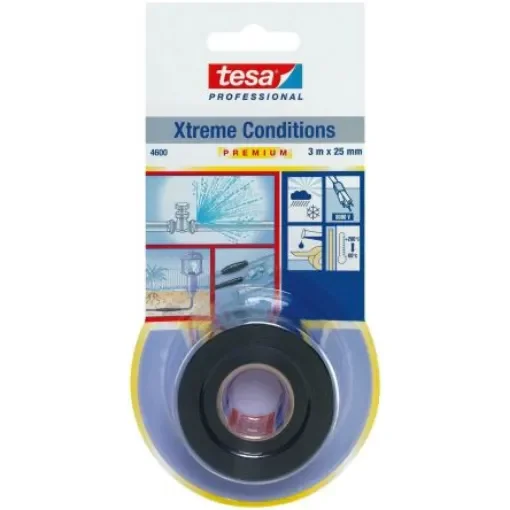 Tesa 4600 Black Self Amalgamating Tape 25 x 10 - 04600-00006-01 product image