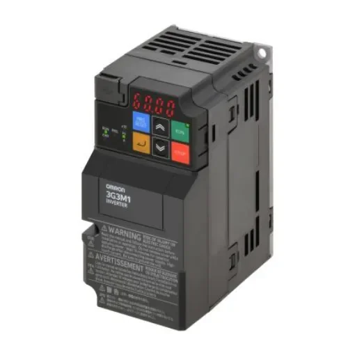 Omron Variable Speed Drive, 1.1 kW, 3 Phase, 200 V ac, 6 A, M1 Series - 3G3M1-A2007 product image