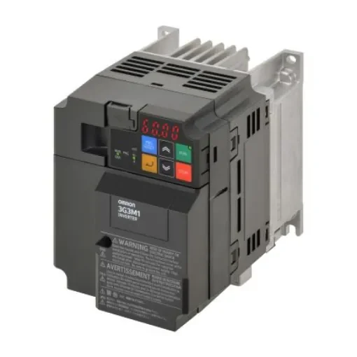 Omron Variable Speed Drive, 3 kW, 3 Phase, 200 V ac, 12 A, M1 Series - 3G3M1-A2022 product image