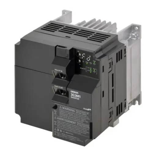 Omron Variable Speed Drive, 5.5 kW, 3 Phase, 400 V ac, 11.1 A, M1 Series - 3G3M1-A4040-ECT product image