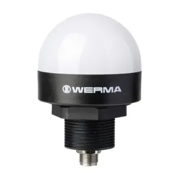 Werma MC55 Series Green, Red, Yellow Continuous lighting Beacon, 24 V dc, Built-in Mounting, LED Bulb, IP65, IP69K - 240.420.55 product image