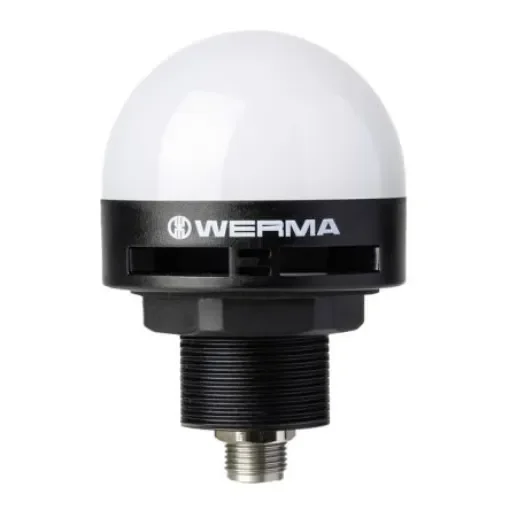 Werma MC55 Series Green, Red, Yellow Beacon, 24 V dc, IP69K, Built-in Mounting, 85dB at 1 Metre - 240.440.55 product image