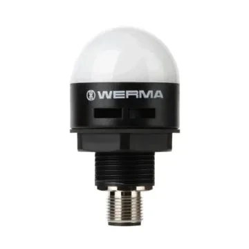 Werma MC35 Series Green, Red, Yellow Buzzer Beacon, 24 V dc, IP65, IP69K, Built-in Mounting, 80dB at 1 Metre - 241.440.55 product image