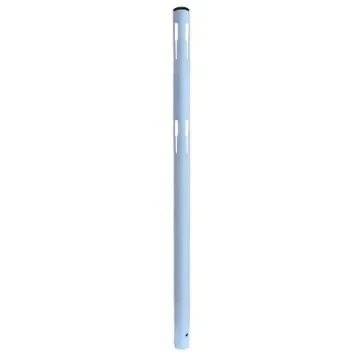Viso White Steel Barrier Post - BSF100B product image