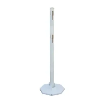Viso White Steel Barrier Post - BSP100B product image