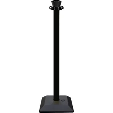 Viso Black Plastic Barrier Post, Black Tape - PPC3001N product image