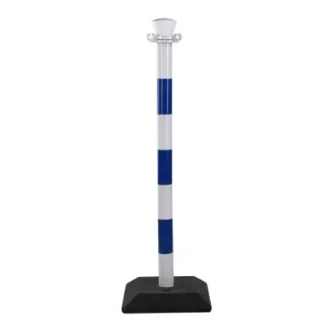 Viso Blue, White Plastic Barrier Post - PPC40BU product image