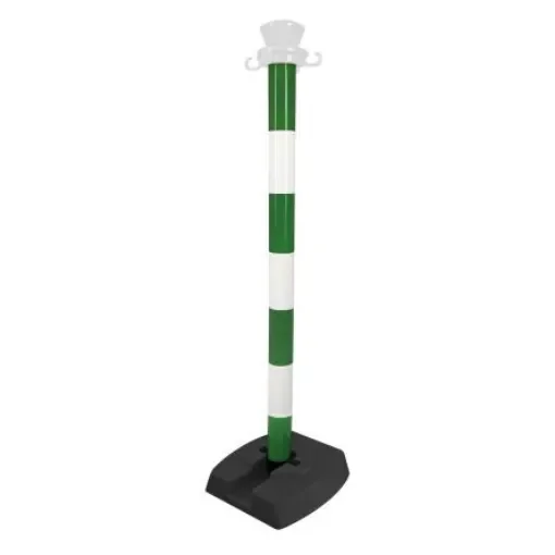 Viso Green, White Plastic Barrier Post - PPC500LOVB product image