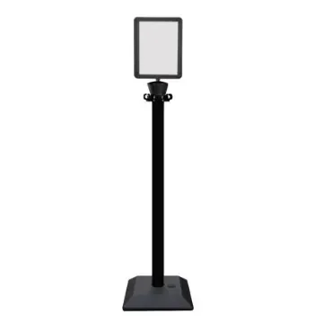 Viso Black Plastic Barrier Post - PPCA4N product image