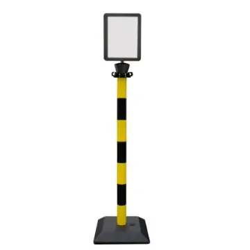 Viso Black & Yellow Plastic Barrier Post - PPCA4NJ product image