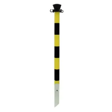 Viso Black & Yellow Plastic Barrier Post - PPC-FIXNJ product image