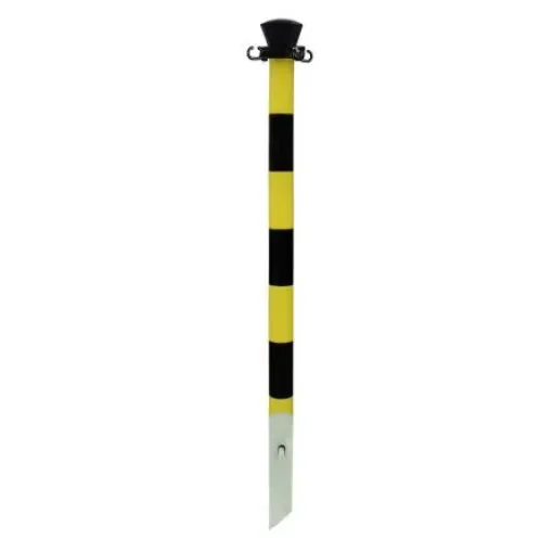 Viso Black & Yellow Plastic Barrier Post - PPC-FIXNJ product image