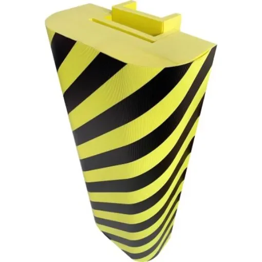 Viso Black, Yellow Post Protector 400mm x 200mm - PUX1500 product image