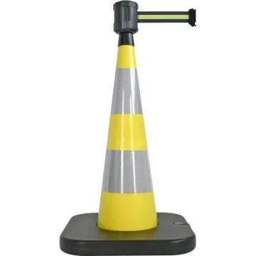 Viso Weighted Yellow 90 cm PVC Traffic & Safety Cone - RCX102BYB product image