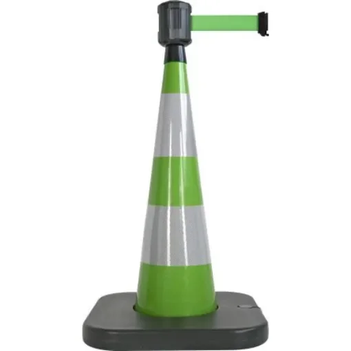 Viso Weighted Green 90 cm PVC Traffic & Safety Cone - RCX102VE product image