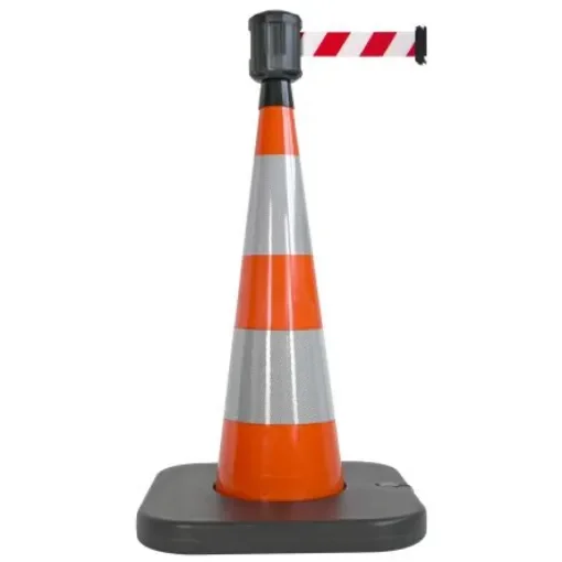 Viso Weighted Orange 90 cm PVC Traffic & Safety Cone - RCX104RB product image