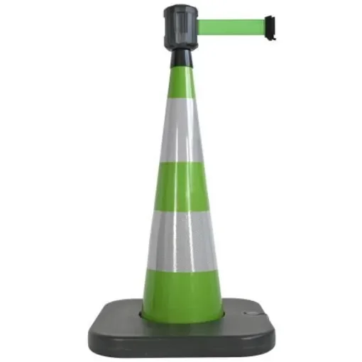 Viso Weighted Green 90 cm PVC Traffic & Safety Cone - RCX104VE product image