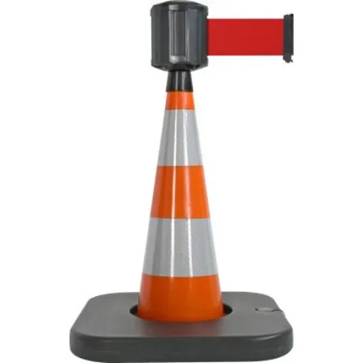 Viso Weighted Orange 75 cm PVC Traffic & Safety Cone - RCX110RE product image