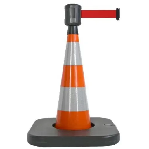 Viso Weighted Orange 75 cm PVC Traffic & Safety Cone - RCX74RE product image