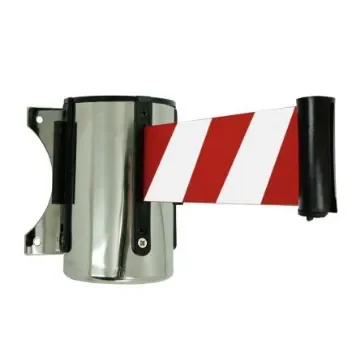 Viso Red & White Aluminium Strap Reel, 3m, Red, White Tape - REWO20RB product image