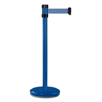 Viso Blue Steel Barrier Post, 2m, Blue Tape - RS2BUBU product image