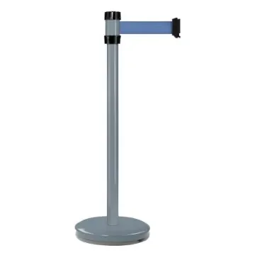 Viso Grey Steel Barrier Post, 2m, Blue Tape - RS2GRBU product image