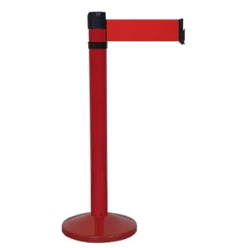 Viso Red Aluminium Barrier Post, 4m, Red Tape - RS410RORE product image