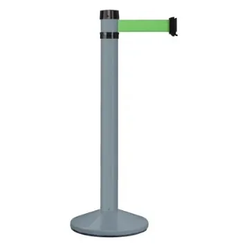 Viso Grey Aluminium Barrier Post, 4m, Green Tape - RS4GRVE product image