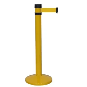Viso Yellow Aluminium Barrier Post, 4m, Yellow Tape - RS4JAJA product image