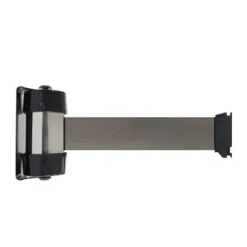 Viso Grey Steel Retractable Barrier, 2m, Grey Tape - RW20GR product image