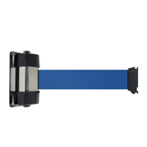 Viso Blue Steel Retractable Barrier, 4m, Blue Tape - RW40BU product image