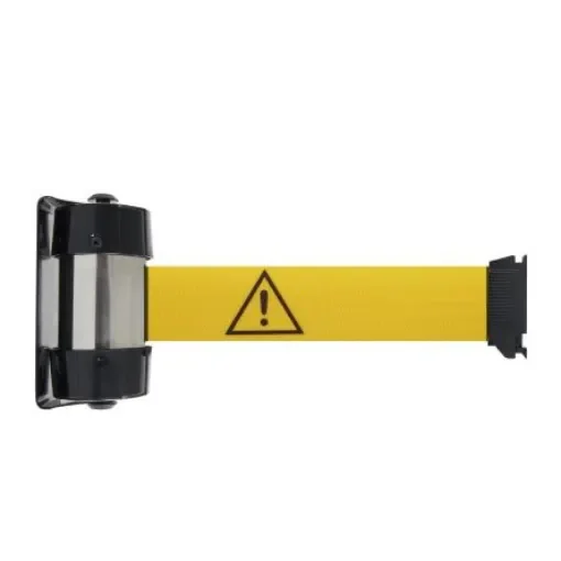 Viso Yellow Steel Retractable Barrier, 4m, Yellow Tape - RW40DAN product image