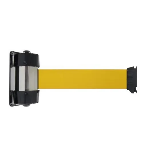 Viso Yellow Steel Retractable Barrier, 4m, Yellow Tape - RW40JA product image