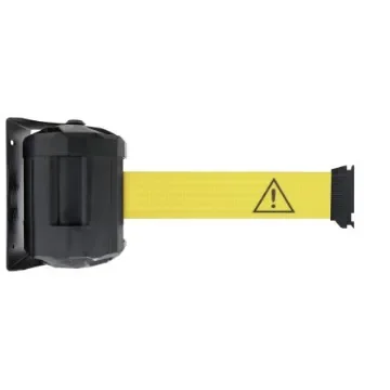 Viso Yellow Steel Retractable Barrier, 2m, Yellow Tape - RWX20DAN product image